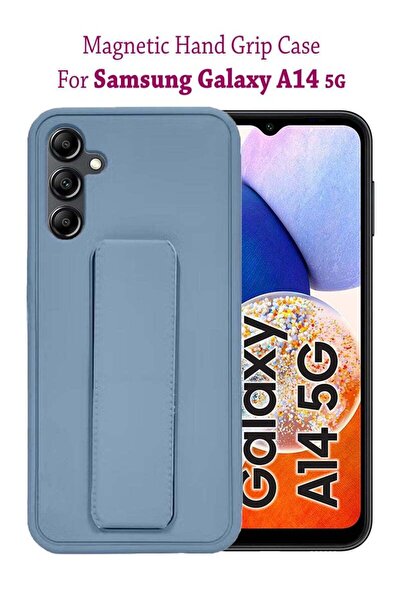 Generic Premium Silicone Magnetic Hand Grip Case Cover for Samsung Galaxy A14...