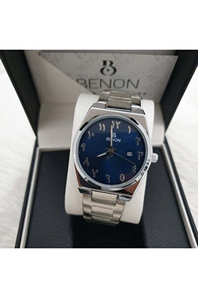 benon Men's Wrist Watch with Arabic Numbers, Waterproof, Modern, High Quality