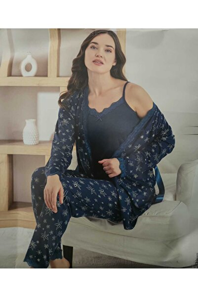 Pijamoni Milan Lace 3-Piece Pajama Set 7570