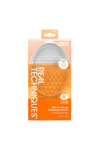 Real Techniques Brush Cleansing Palette, 3 Piece Set