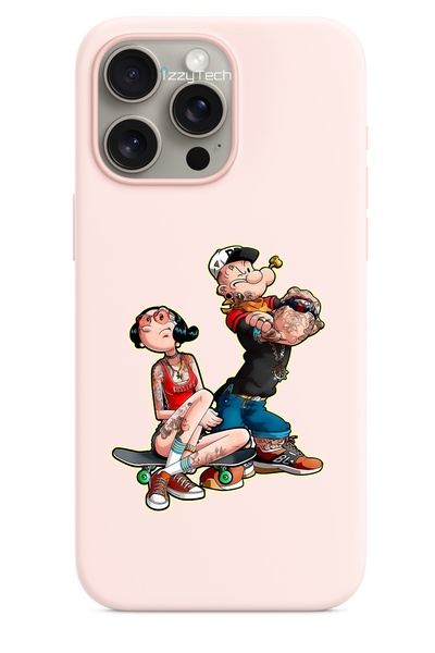 izzytech غطاء سيليكون بنمط تيمبل رايس (الرسوم المتحركة) متوافق مع آيفون 16 بر...