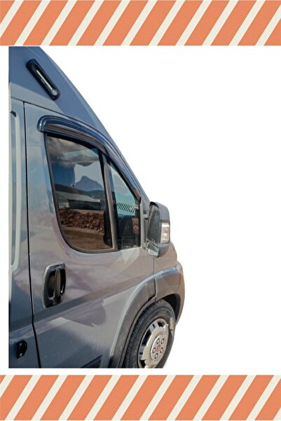 Midkan Fiat Ducato 2006-2017 Modellerine Özel 2'li Parlak Siyah Mügen Tip Cam...