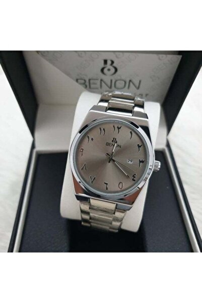 benon Men's Wrist Watch with Arabic Numbers, Waterproof, Modern, High Quality