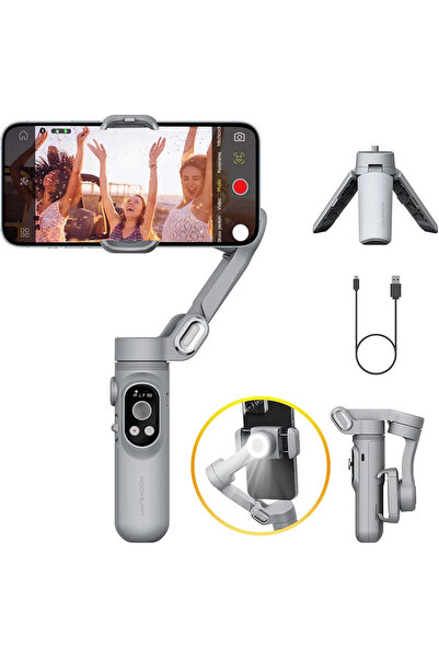 Fogy Smart X Fonksiyonlu El Tipi Stabilizatör Gimbal Yapay Zeka Destekli Tripod