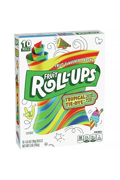 General Mills Fruit Roll-Ups Tropical Tie-Dye