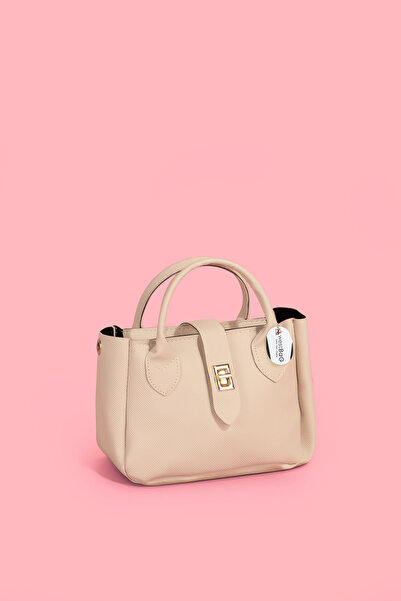 westbag Women's Faux Leather Textured Small Size Hand and Shoulder Bag with Z...