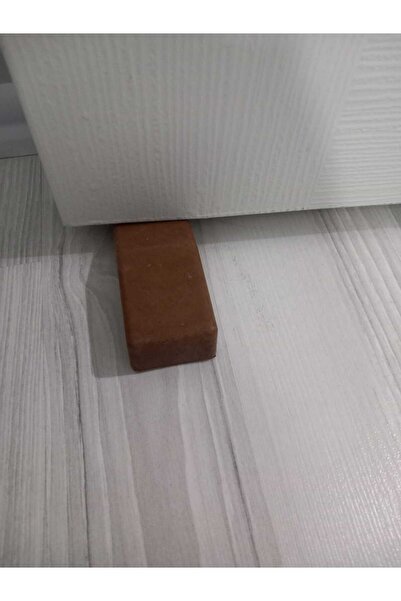 hipiylow Ahşap Görünümlü Plastik Kapı Altı Stoperi Kapı Durdurucu Dayanıklı