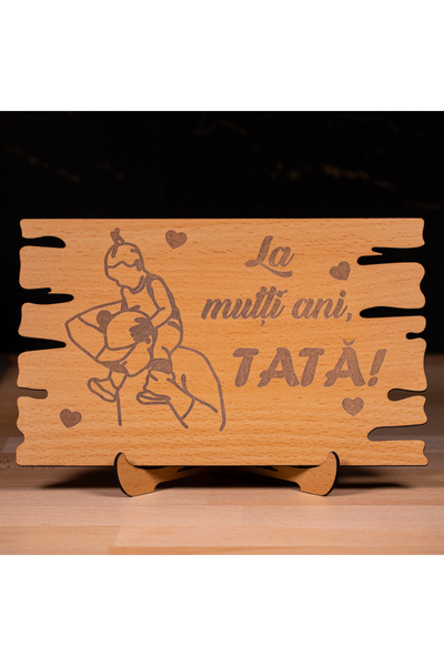 Creators of Crafts Happy Birthday Dad Plaque