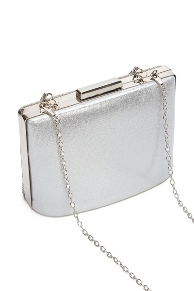 La Vivien Women's Stylish Stone Chain Strap Evening Dress Bag