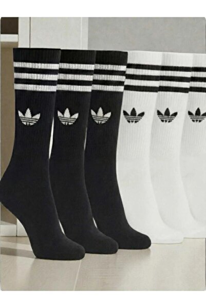 NoNameStore7 Set of 6 unisex ribbed long socks