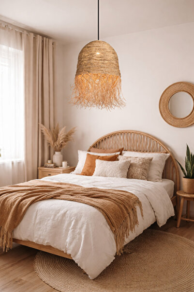 Forever Aydınlatma FRV-83 Modern Bambu, Model Yatak Odası, Salon, Mutfak Otur...