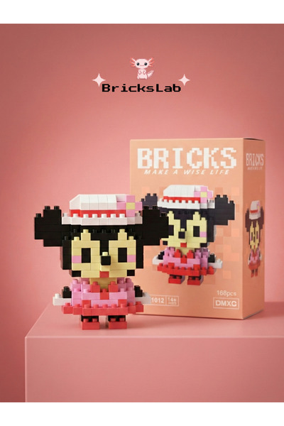 Bricks Mini Disney Minnie Mouse 3D Puzzle Figürü