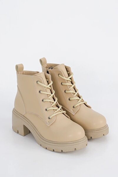 kajal ayakkabı Nvl 320 Lace-Up Zippered Boots