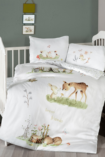 First Choice Nova %100 Pamuk Dijital Baskılı Bebek Nevresim Takımı