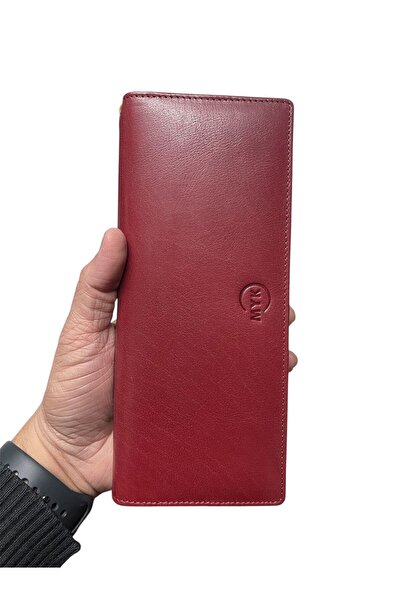 MYK magnetic leather mobile card holder with multiple card slot.