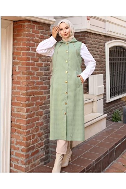 MODAELA Zincir Detaylı Kapitone Yelek