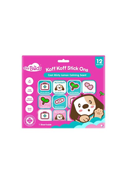 Tiny Buds Koff Koff Stickers 12 Pcs