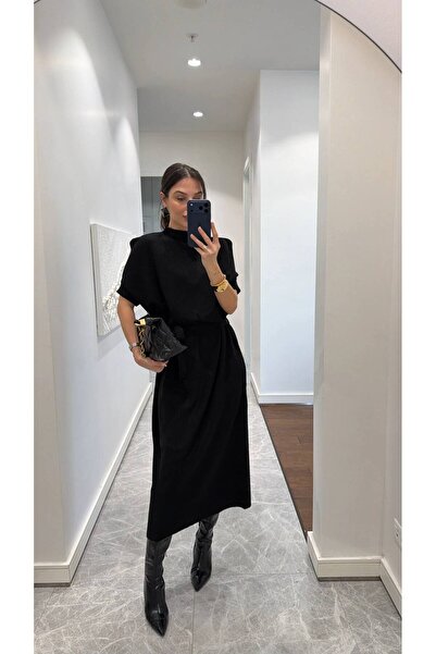 zibayi Kadın Triko Maxi Elbise