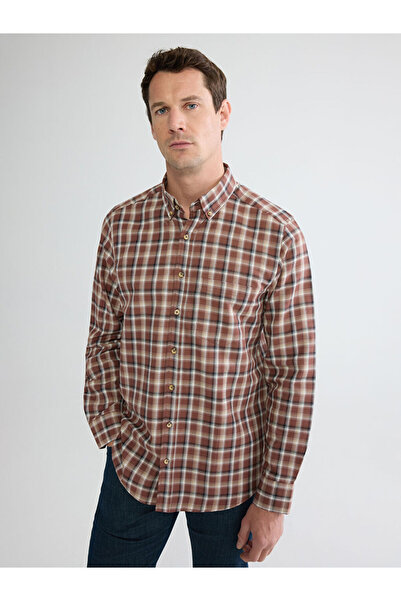 LC Waikiki Standard Fit Checkered Embroidered Men's Shirt from Uzg Store for ...