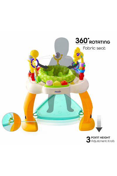 Moon - Jump n Play Baby Jumper & Activity Center - Orange