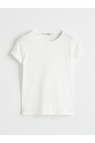 LC Waikiki Crew Neck Girls T-Shirt and Shorts