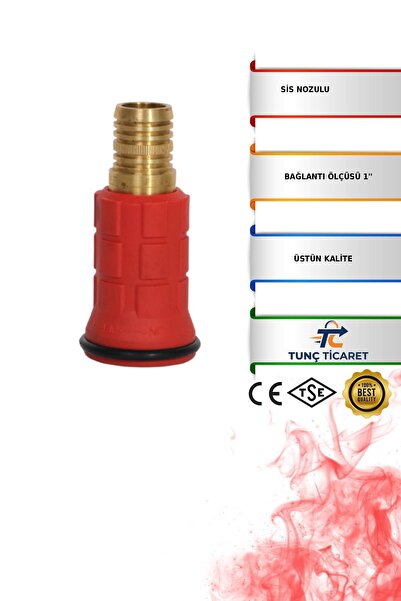 TUNÇ ONLİNE 1" Sis Nozul- Yangın Dolap Lansı Pirinç Malzeme Üstün Kalite