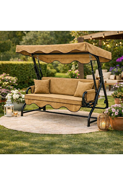 batu tekstil Salıncak Minderi 3 kişilik (Sünger ve tente dahil)