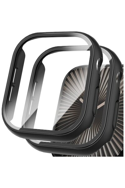 Aimtel Set de 2 huse + folie de sticlă pentru Apple Watch Series 10 46mm