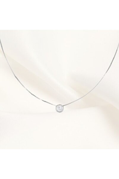 Joliesse Diamonds Colier argint, Joliesse Diamonds, Solitaire Glow, zirconiu ...