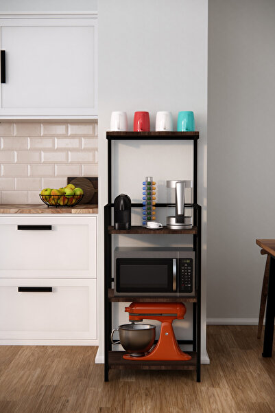 Solto Home MA10-12 Çok Amaçlı Organizer Dolap | Mikrodalga Airfryer Rafı, Düz...