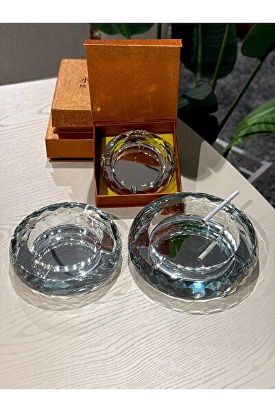 ROY KING Royking crystal ashtray small size transparent yv-456