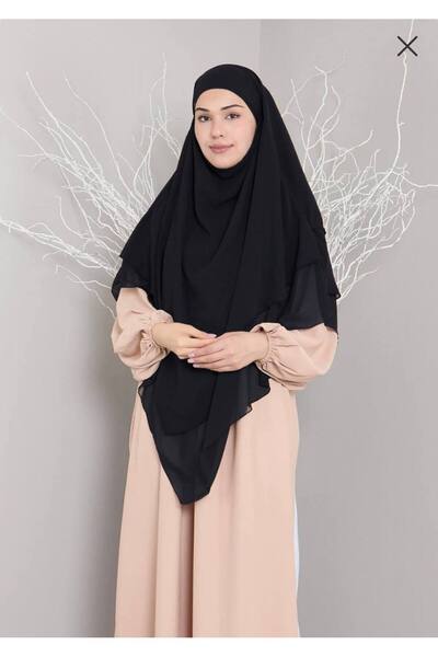 ALDAIYR Three-Layer Chiffon Hijab