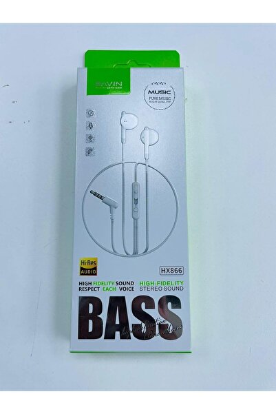 Bavin HX-866 Wired Earphones with 3.5mm Jack – Stereo Sound, In-Ear Design, B...