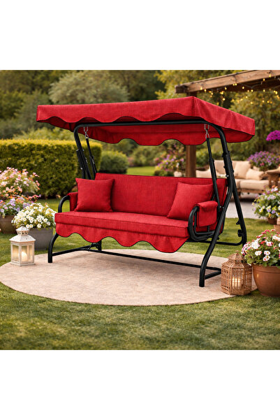 batu tekstil Salıncak Minderi 3 kişilik (Sünger ve tente dahil)