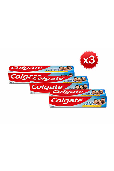 Colgate Pachet 3X - Pastă de Dinți Cavity Protection 75 ml – Protecție Împotr...