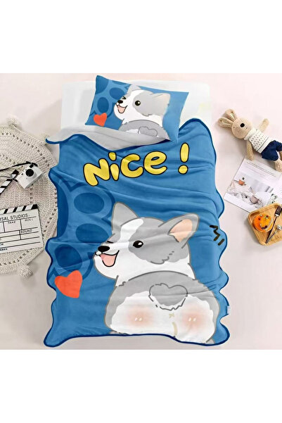 FIONNA.RO Cocolino Blanket 1 Person 100x140cm For Children - Cute Puppy