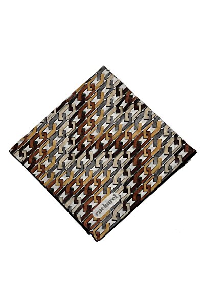 Cacharel İpek Eşarp Twill - 9050313-912 Krem Tarçın Füme