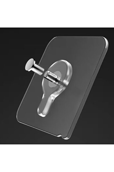 BayMusK Teknoloji 20 ADET DUVARA MONTE EDİLEBİLİR KANCA PLASTİK ASKI MUTFAK R...