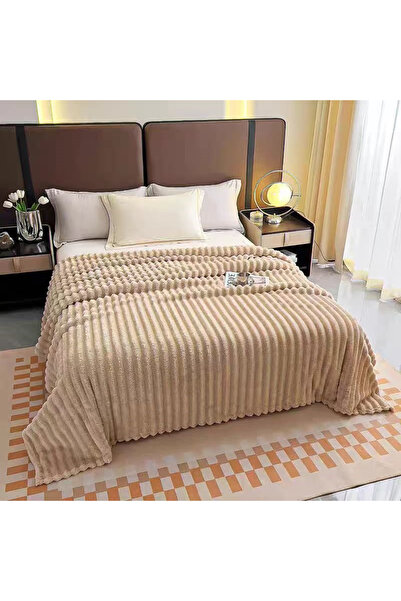 FIONNA.RO Cocolino Blanket Stripes Medium Thickness 200x230cm - Beige