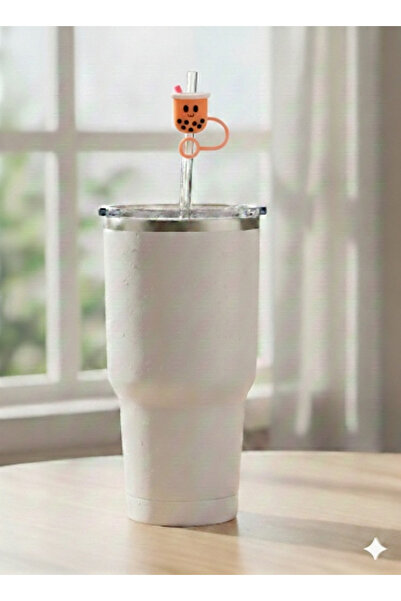 Case collection Silicone Straw Stopper Cap Dustproof Cover Shaped Straw Head ...