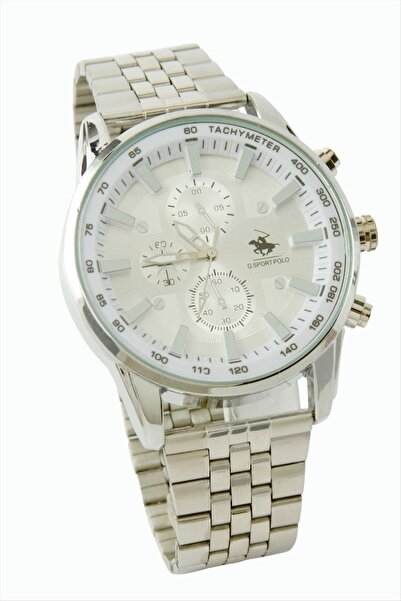 OSENSE Silver Color Steel Men's Wristwatch