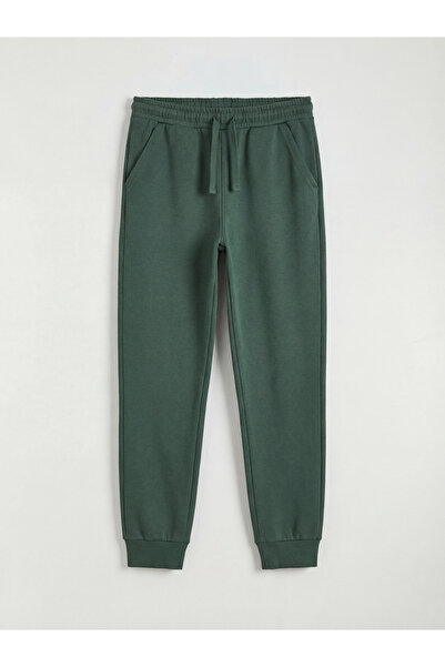 LC Waikiki Green Elastic Waist Boys Jogger Sweatpants