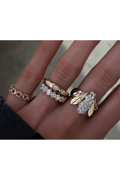 Finery by Nerrs Design Insect Ring (S-M Compatible)