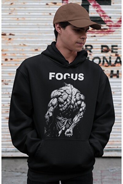 SEVBANO Design Focus Written Bodybuilding Fitness Gym Printed Unisex Oversize...