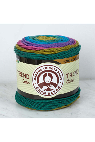 Ören Bayan TREND CAKE Ebruli El Örgü İpi (1 Adet) 200gr. - Renk: 628