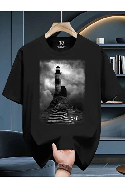 qubo sportswear & company Tricou unisex oversize, din bumbac, cu imprimeu, gu...