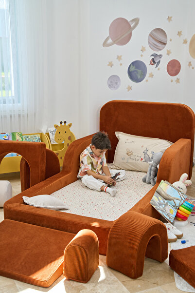 GOOD NİGHT Funbed Yeni Nesil Montessori Çocuk Yatağı & Oyun Alanı Yıkanabilir...