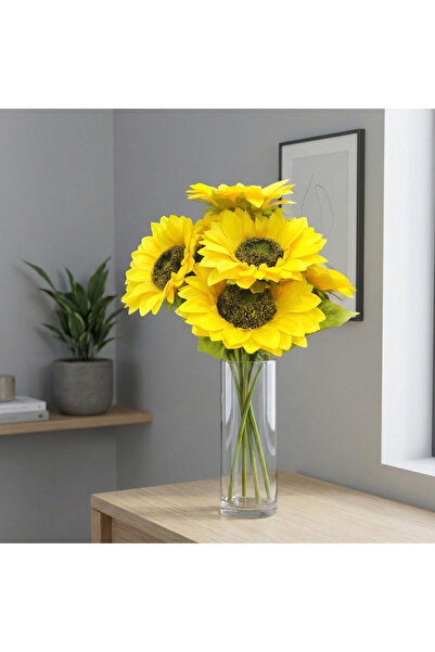 Amozo Realistic artificial sunflowers – a modern, no-maintenance home decor item