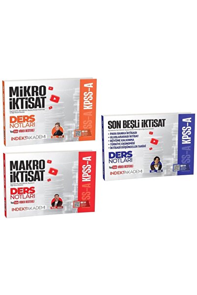 İndeks Akademi 2026 KPSS A Grubu Mikro + Makro + İktisat Son Beşli Video Ders...