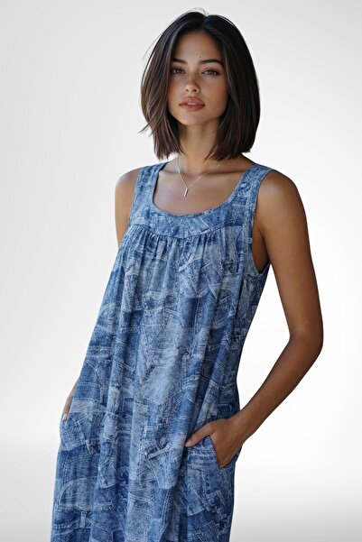 Carpediem La Rose Women's Thick Strap Dress (Nightgown)